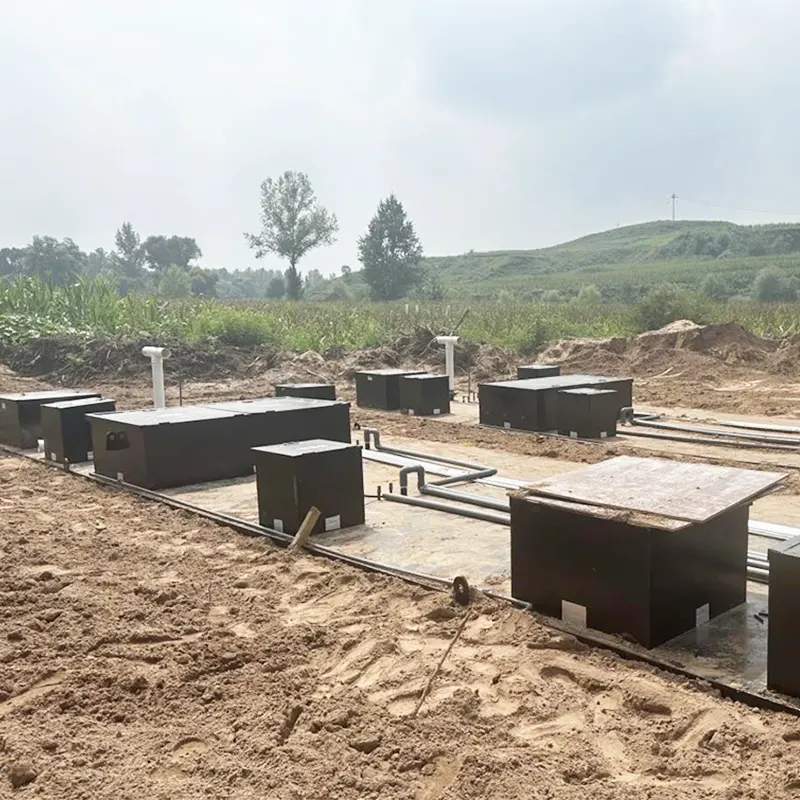 محطة معالجة مركزية واسعة النطاق لمياه الصرف الصحي المحلية المدفونة