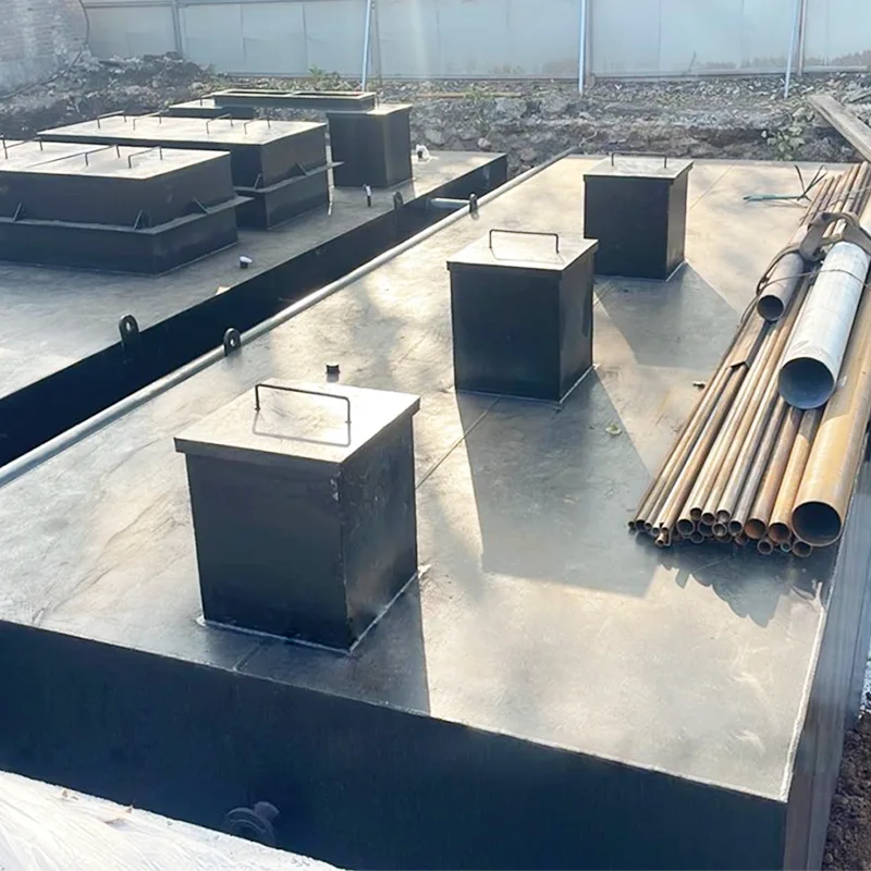 معدات لامركزية صغيرة الحجم لمياه الصرف الصحي المنزلية المدفونة