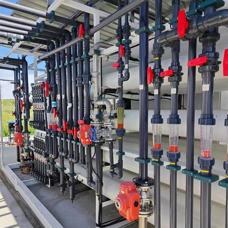 معدات معالجة الراشح في محطة الحرق